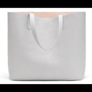 Cuyana Structured Textured Leather Tote